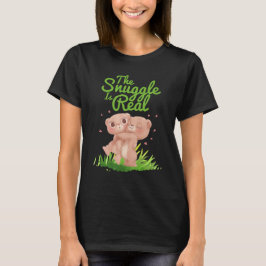 Camiseta La acurrucarse es un abrazo de oso muy lindo