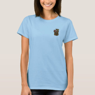 Camiseta La acurrucarse es un verdadero osito y corazón de