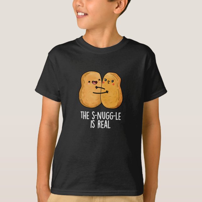 Camiseta La Acurrucijada Es Muy Graciosa Pun Oscuro BG (Anverso)