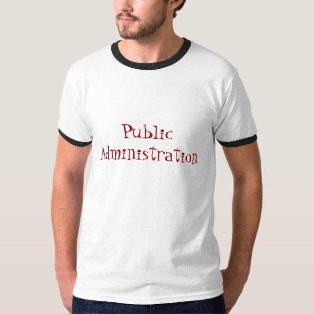 Camiseta La administración pública (Anverso)