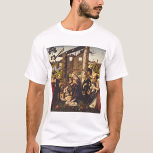 Camiseta La Adoración de Biagio d'Antonio Arte Medieval