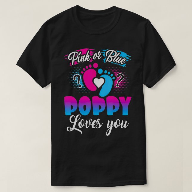 Camiseta La Adormidera Rosa O Azul Te Ama A Tu Bebé. (Diseño del anverso)