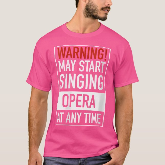 Camiseta La advertencia de las mujeres puede empezar a cant (Anverso)