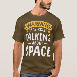 Camiseta la advertencia puede comenzar a hablar sobre el as