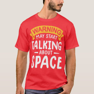 Camiseta la advertencia puede comenzar a hablar sobre el as