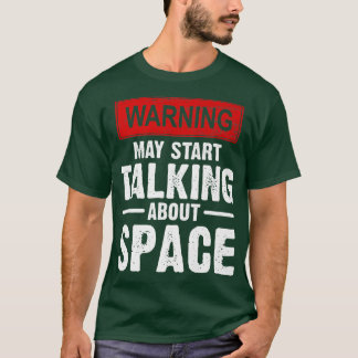 Camiseta la advertencia puede comenzar a hablar sobre el as