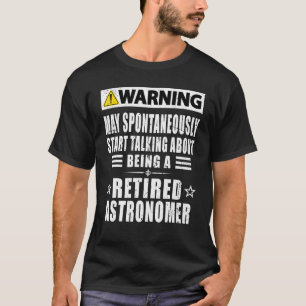 Camiseta La Advertencia Puede Empezar A Hablar De Ser Un Re
