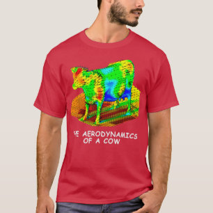 Camiseta La aerodinámica de una vaca