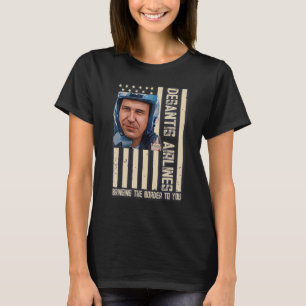 Camiseta La aerolínea Desantis te lleva la frontera Martha