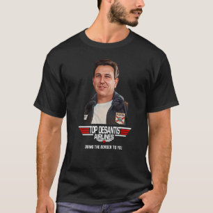 Camiseta La aerolínea Desantis te lleva la frontera Martha