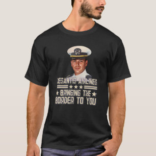 Camiseta La Aerolínea Desantis Te Lleva La Frontera Martha