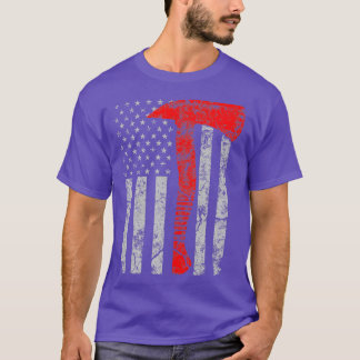 Camiseta La afligida línea roja de los estadounidenses patr