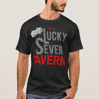 Camiseta La afortunada siete taberna de Rocky angustiada