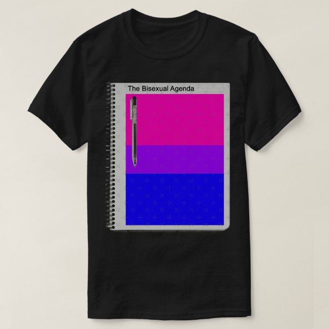 Camiseta La agenda de Bi (Diseño del anverso)