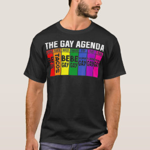 Camiseta La agenda gay: Orgullo LGBT