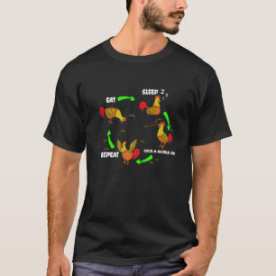 Camiseta La agricultura de la avicultura de pollo