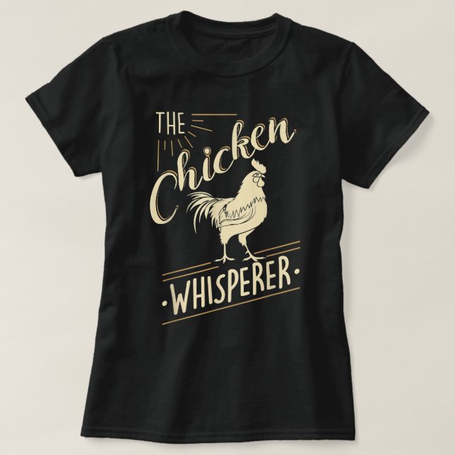 Camiseta La agricultura de los amantes del pollo en el Whis (Diseño del anverso)