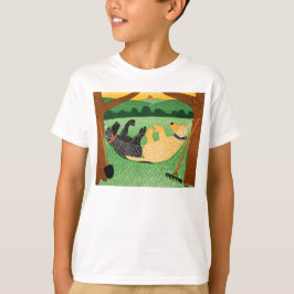Camiseta La agricultura es trabajo duro-camiseta para niños