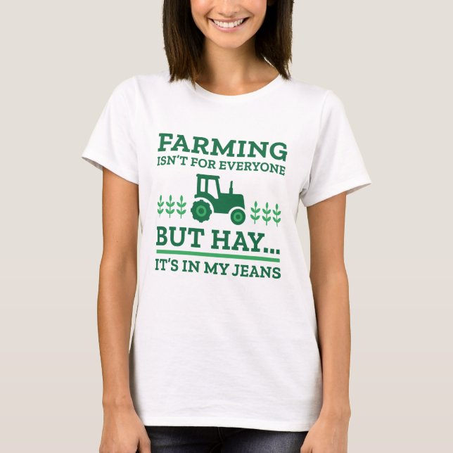 Camiseta La agricultura no es para todos (Anverso)