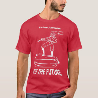 Camiseta La agricultura urbana es el futuro (blanco)