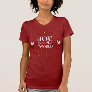 Camiseta La alegría de las mujeres al navidad del mundo