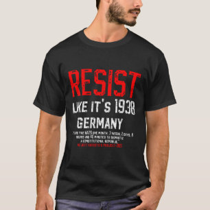 Camiseta La Alemania de 1938 rechaza el proyecto de fascism
