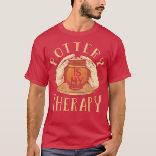 Camiseta La alfarería es mi terapia de cerámica