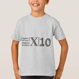 Camiseta La álgebra era fácil para los romanos porque…