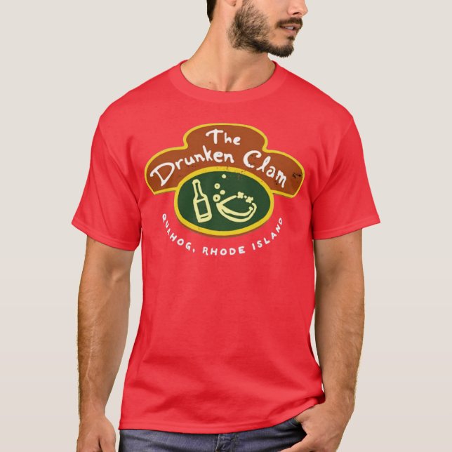 Camiseta La Almeja del Borracho - Quahog, Isla Rhode (Anverso)