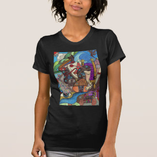 Camiseta La alta carta de tarot de la sacerdotisa de Kaye