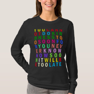 Camiseta La Amabilidad Es Cita Gratuita De Estoicismo Arcoi