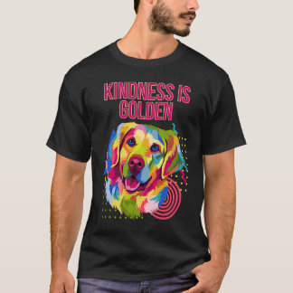 Camiseta La Amabilidad Es El Perro De Rescate De Oro El Ado