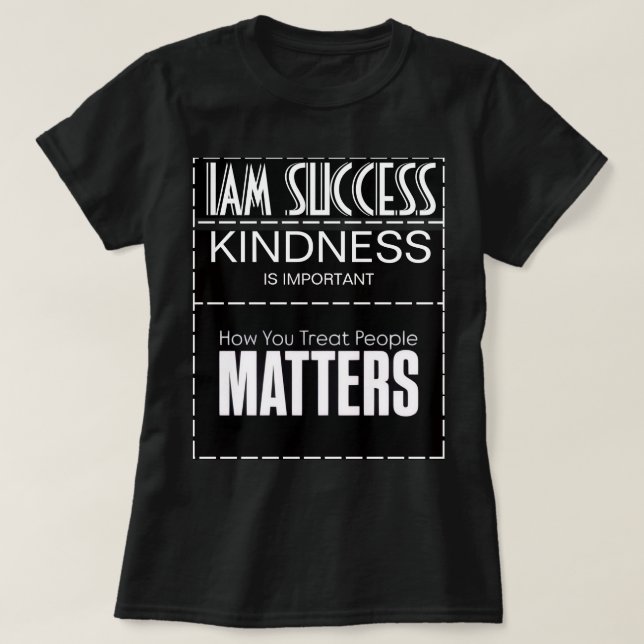 CAMISETA LA AMABILIDAD ES IMPORTANTE (Diseño del anverso)