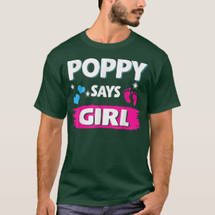 Camiseta La amapola de Reveal de Género dice que la familia