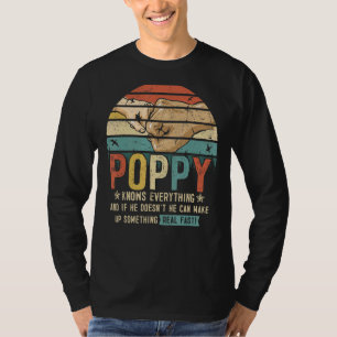 Camiseta La amapola lo sabe todo los hombres abuelo vintage