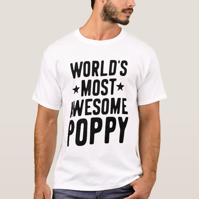 Camiseta La amapola más asombrosa del mundo | Regalo del ab (Anverso)