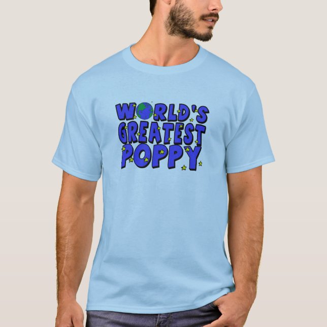 Camiseta La amapola más grande del mundo (Anverso)