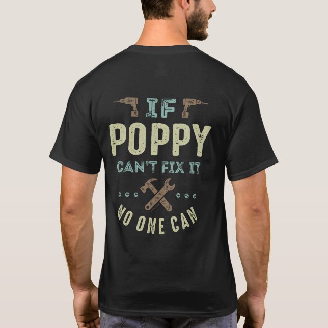 Camiseta La amapola puede arreglarlo (Reverso)