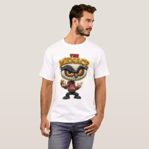 Camiseta La Amenaza Parche Bordado Divertido Alborotador