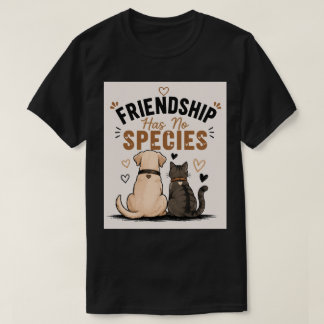 Camiseta La Amistad No Tiene Especie