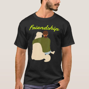 Camiseta La Amistad Perro Y Los Abrazos Mágicos Día De Abra