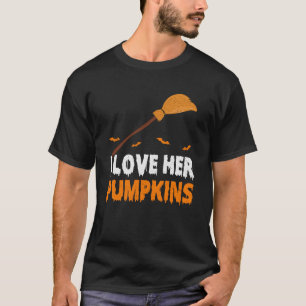 Camiseta La Amo Me Encanta Su Halloween De Calabazas De Bro