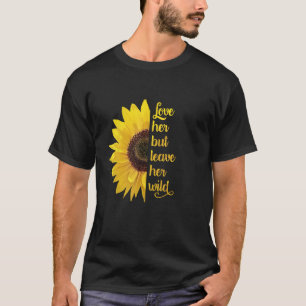 Camiseta La amo pero déjala salvaje - girasol florido silve
