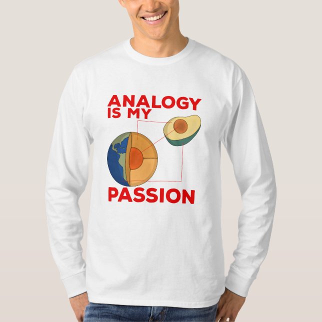 Camiseta La analogía es mi pasión (Anverso)