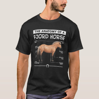 Camiseta La Anatomía De Un Caballo De Fiordo