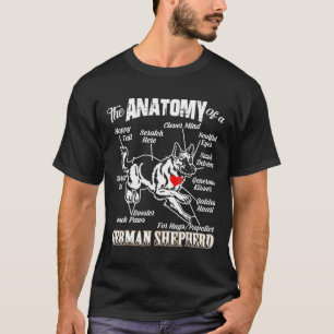 Camiseta La Anatomía De Un Pastor Alemán