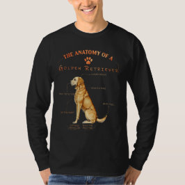Camiseta La anatomía de un PERRO RECUPERADOR DE ORO - mejor