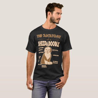 Camiseta La anatomía del regalo de los amantes del mascota