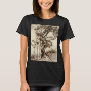Camiseta La anciana en el bosque de Arthur Rackham