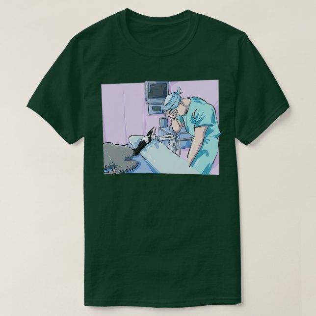 Camiseta La anestesia tapó la oca (Diseño del anverso)